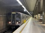 LACMTA B Line (Red Line) train about to depart Union Station heading to North Hollywood Sta